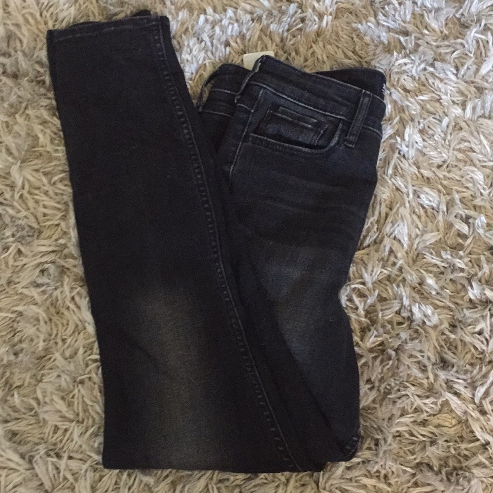Hollister skinny black jeans